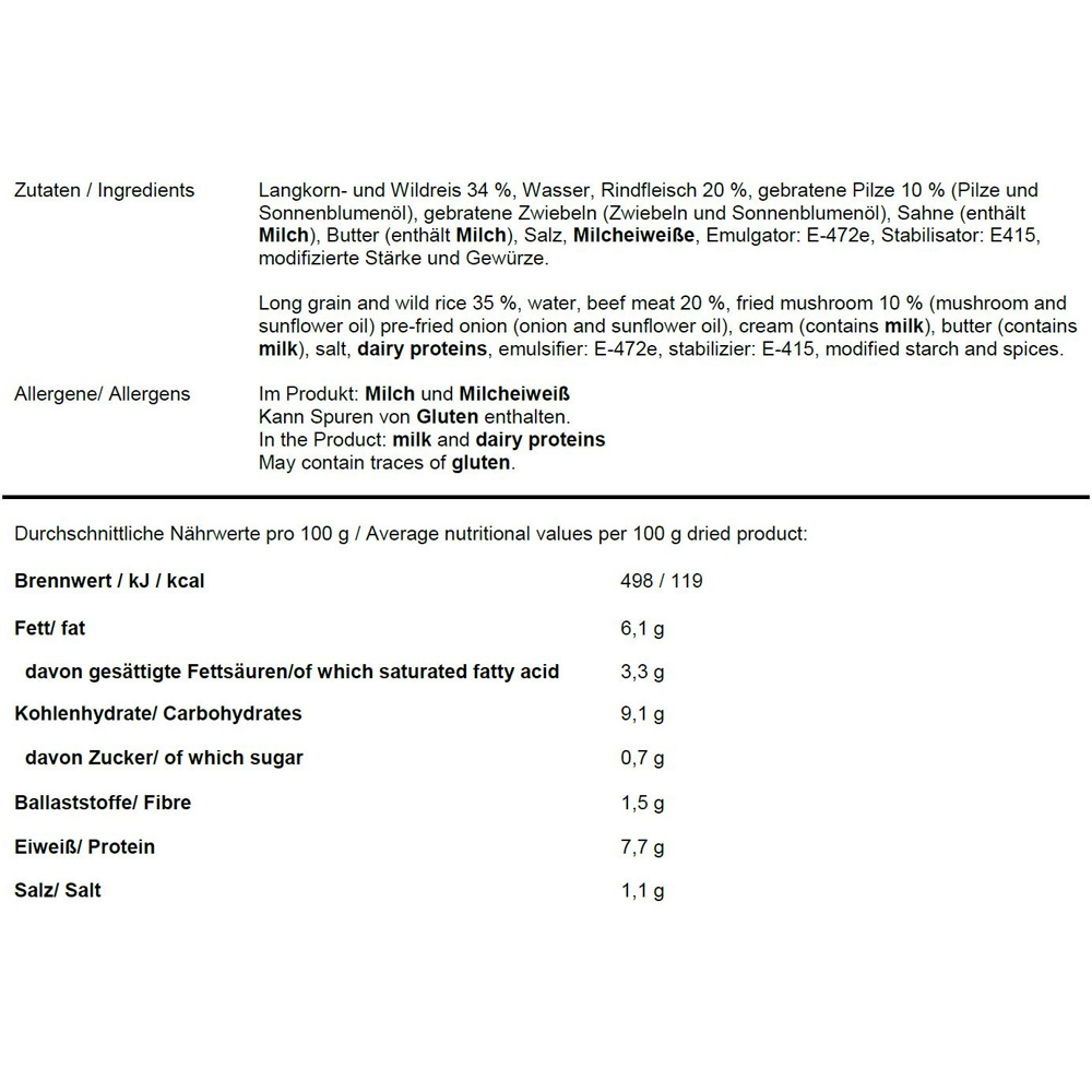 Forestia Beef Stroganoff - self-heating pack 2