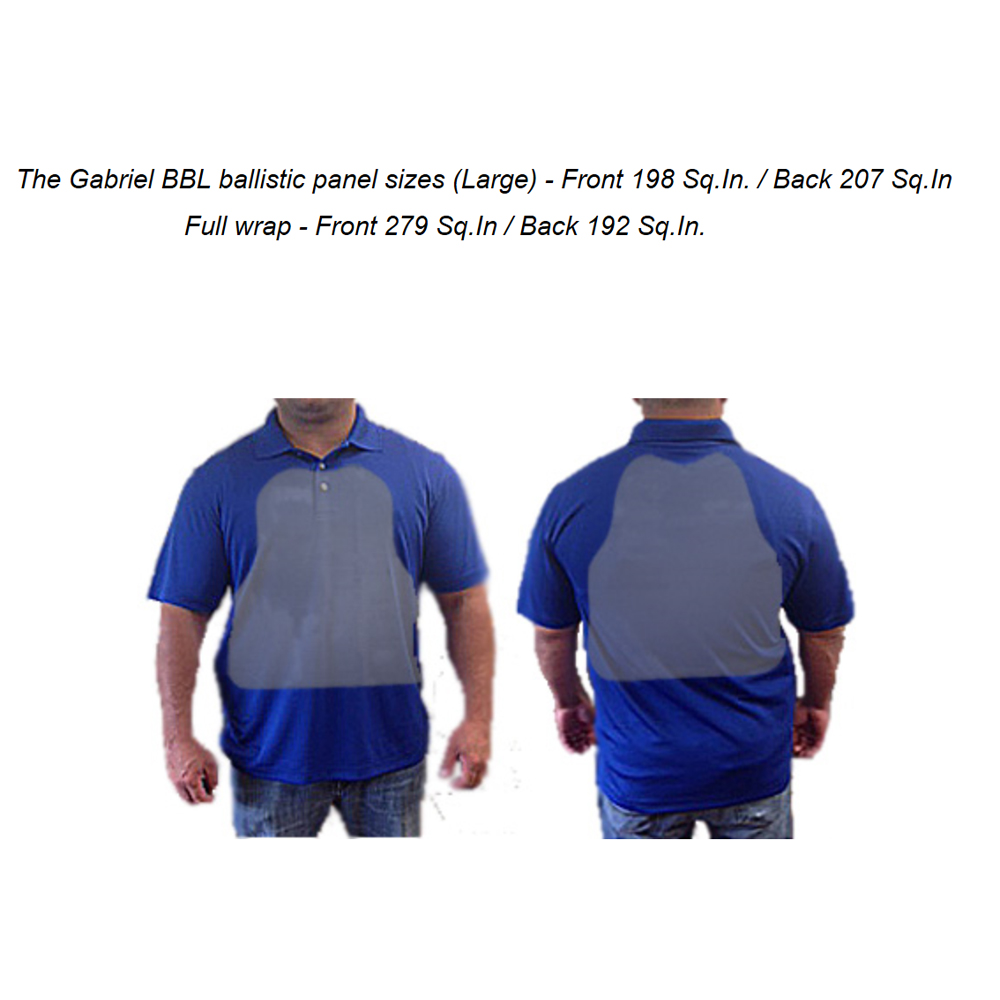 Ultra-light armored vest Bullet Blocker NIJ IIIA Men's Gabriel BBL Compression Vest 6