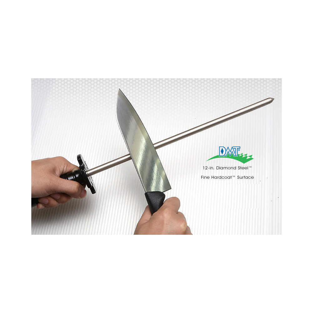 DMT 12-in Diamond Steel Fine DS2F Diamond Sharpening Rod 5