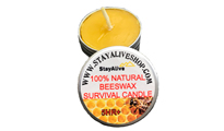 Beeswax Candle - Survival Beeswax Candle