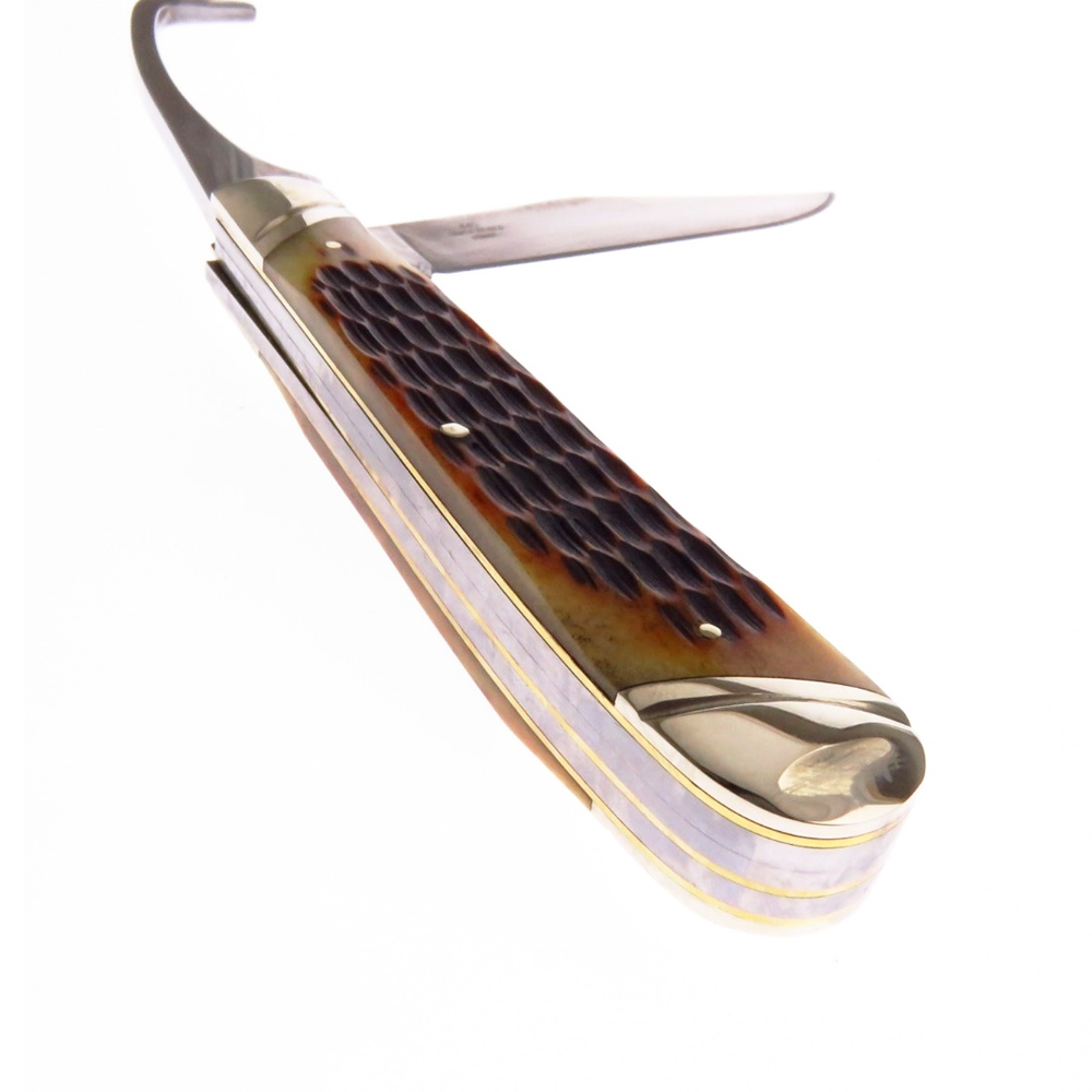 Rough Rider 1971 Equestrian Trapper Amber Bone 3