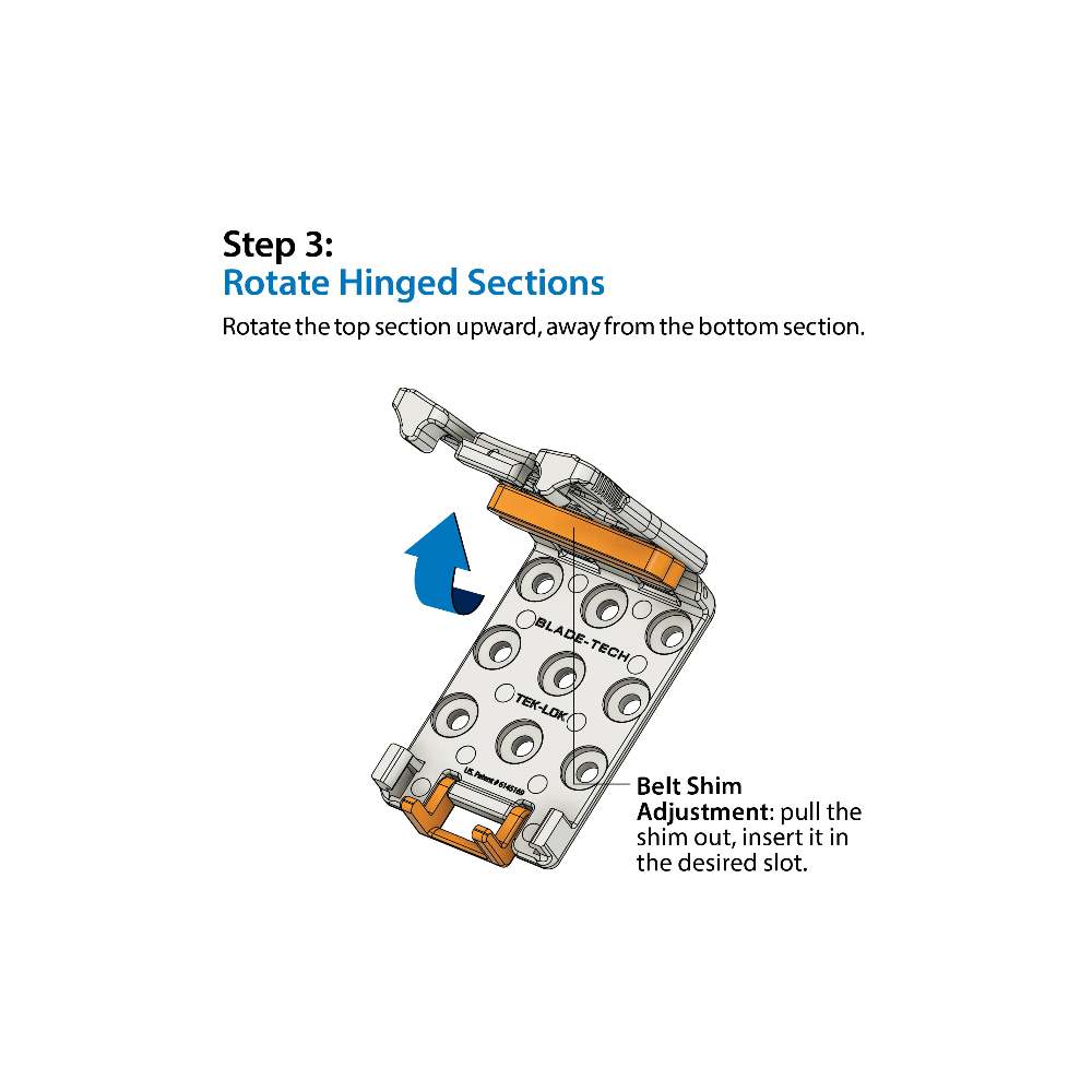 Blade-Tech Tek-Lok - Black with Knife Sheath Hardware 13