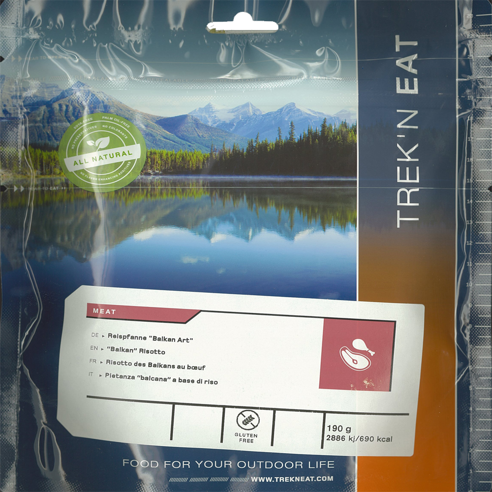 Trek’n Eat Balkan Risotto - Meat 1