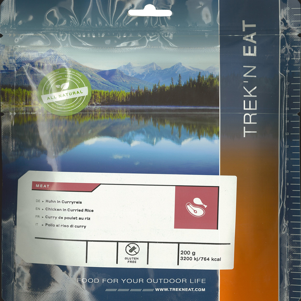 Trek’n Eat Chicken in Curried Rice - Meat 1