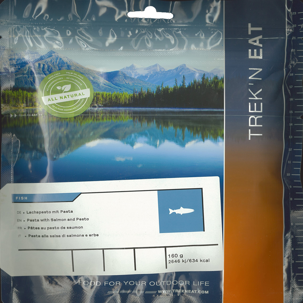 Trek’n Eat Salmon with Pasta-Fish 1