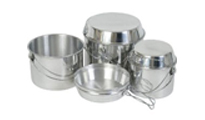 Mil-Com Aluminium Billy Can Nesting Set