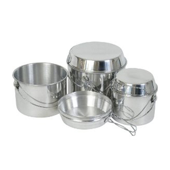 Mil-Com Aluminium Billy Can Nesting Set 1