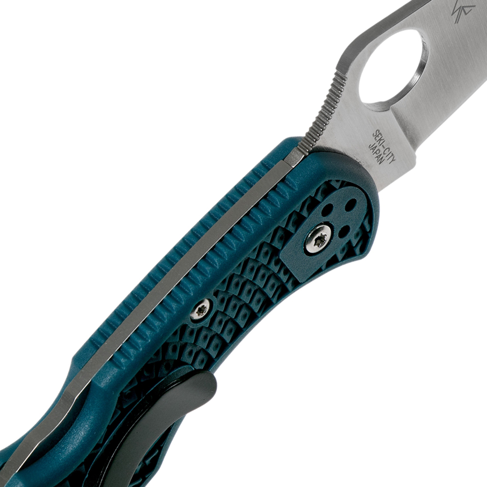 Spyderco Delica 4 Blue FRN K390 6