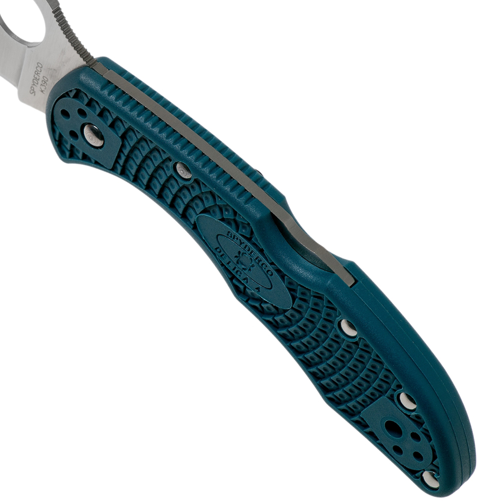 Spyderco Delica 4 Blue FRN K390 7