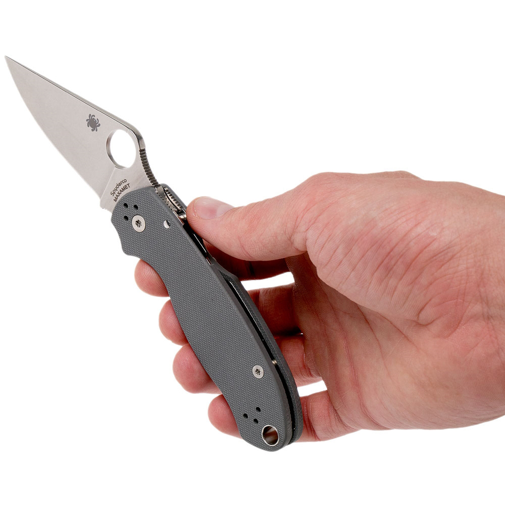 Spyderco PARA 3 G-10 DARK GRAY MAXAMET 8