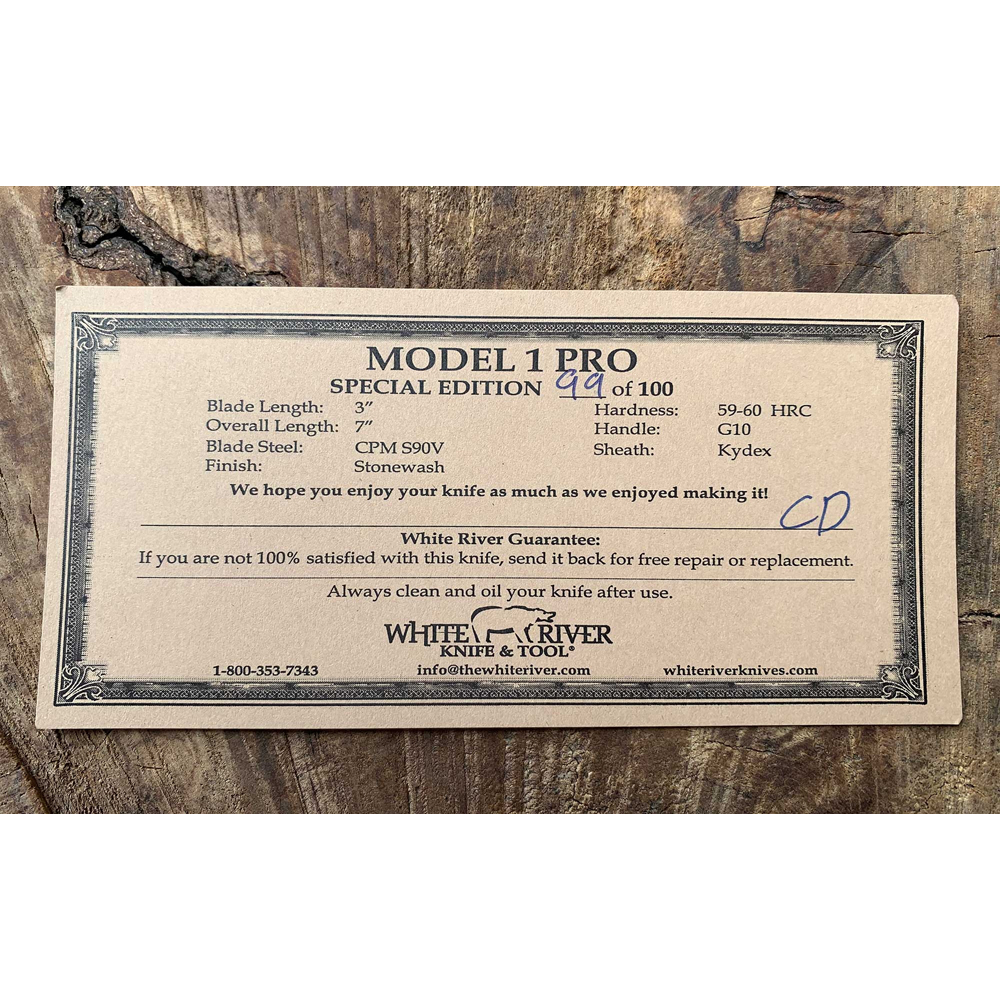 White River M1 Backpacker Pro, Coyote G10, Limited 6