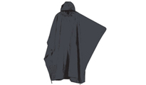 Mil-Com Black Poncho