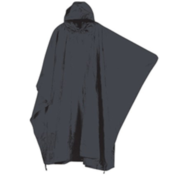 Mil-Com Black Poncho 1