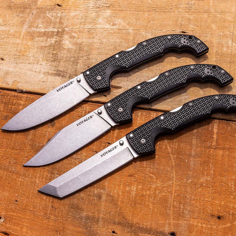 Cold Steel XL Voyager Clip Point Plain Edge 29AXC 5