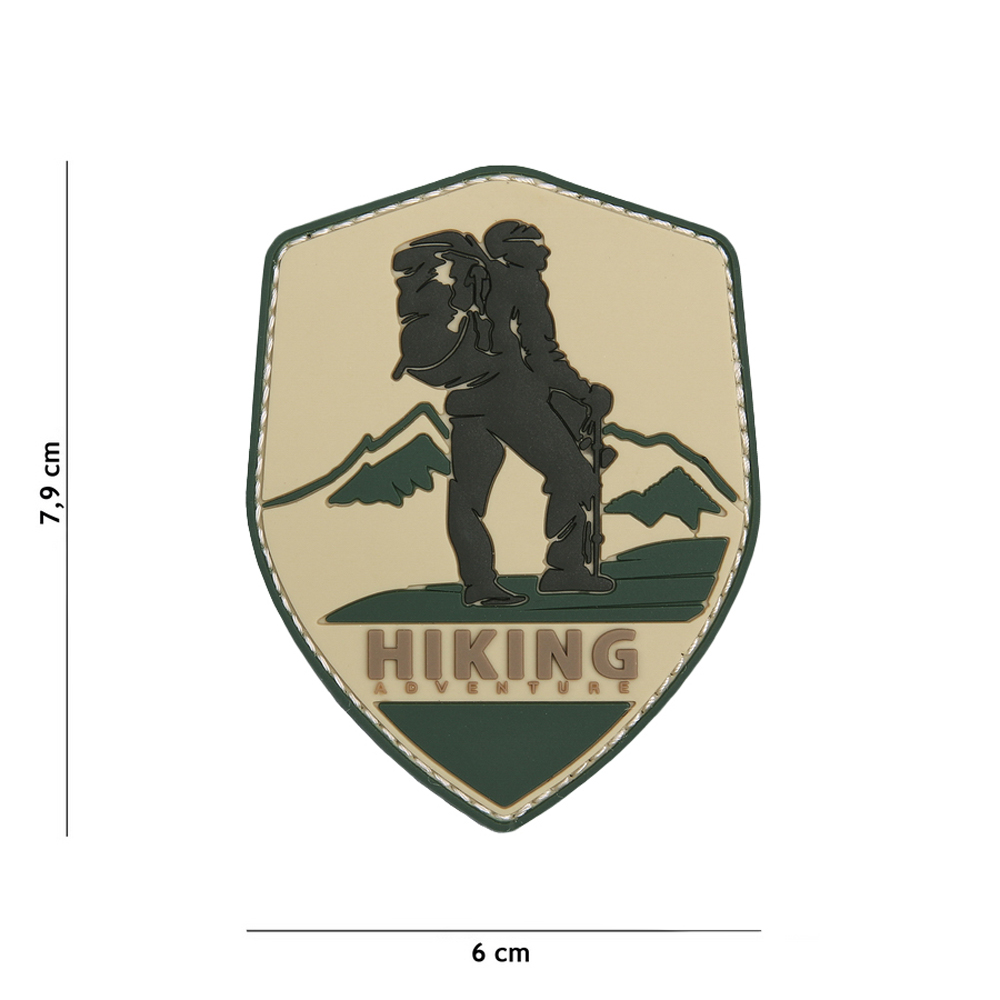 Velcro Patch 3D PVC Hiking Adventure 1