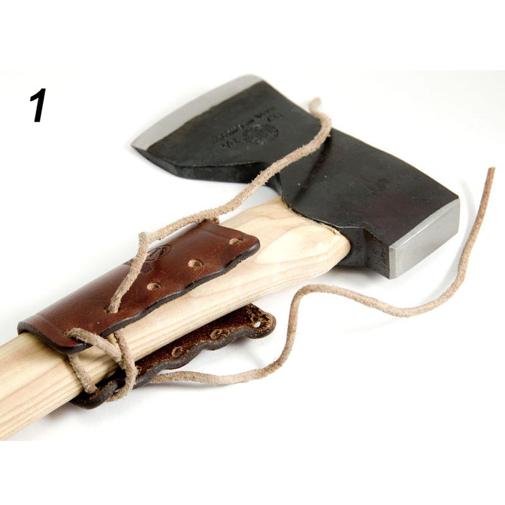 Casstrom leather overstrike guard for axe 2