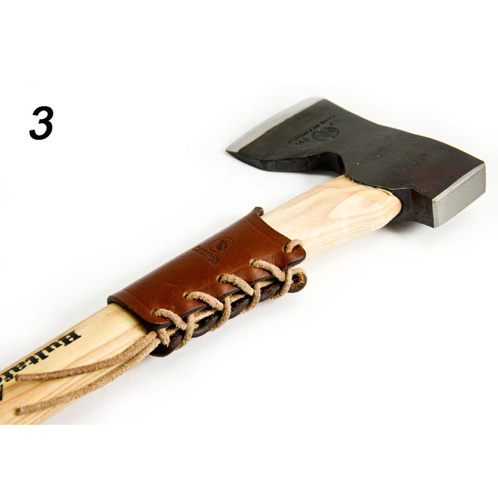Casstrom leather overstrike guard for axe 4