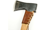 Casstrom leather overstrike guard for axe