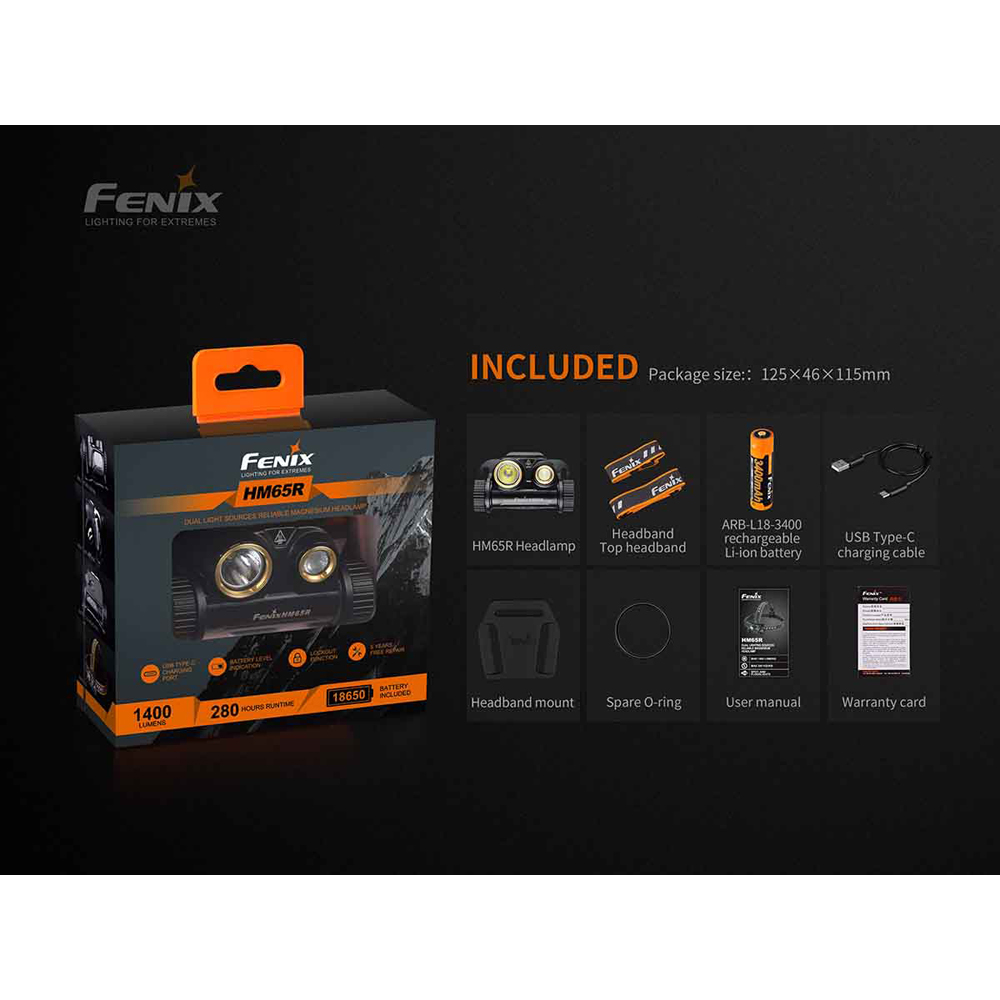 Fenix HM65R Headlamp 11