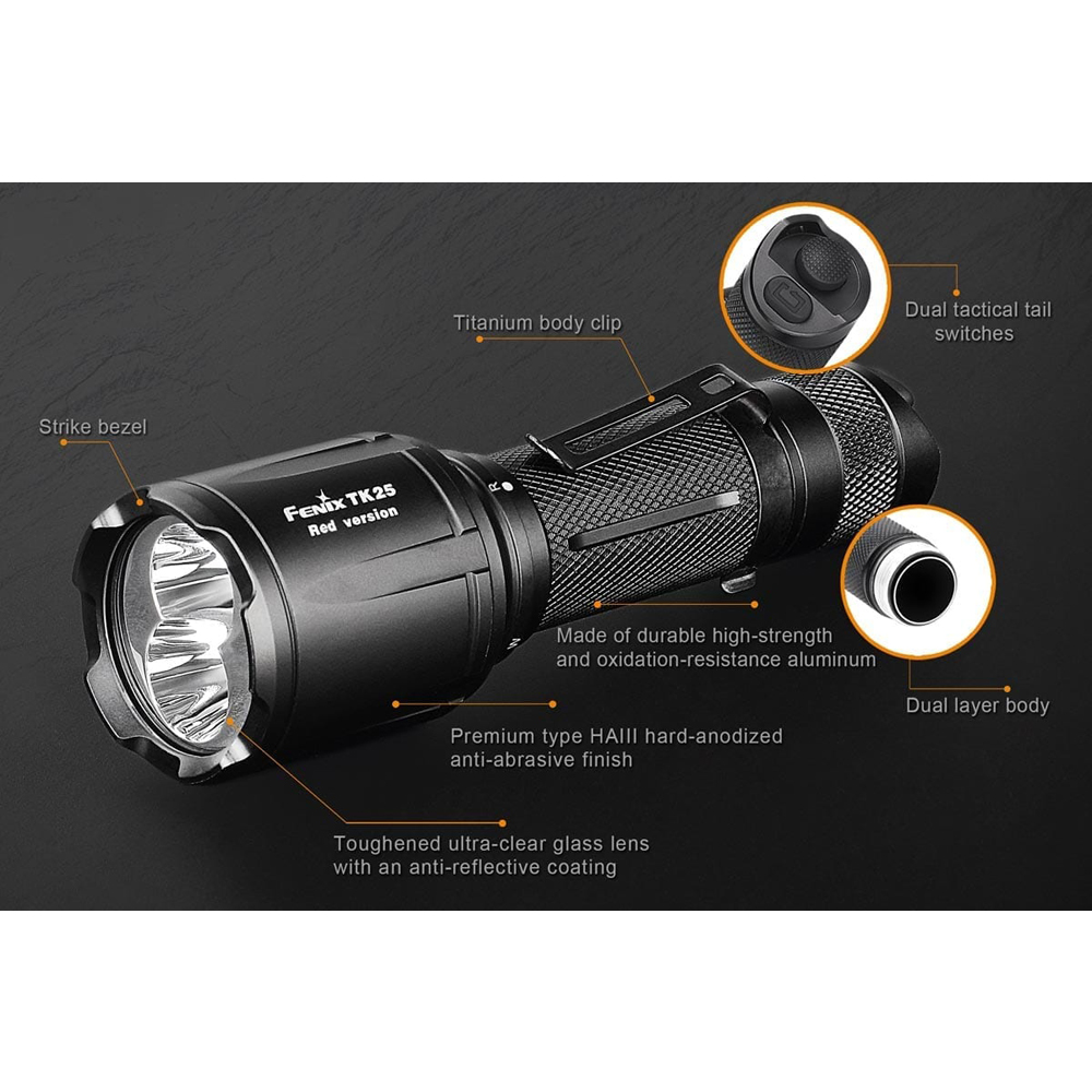 Fenix TK25 Red Flashlight 3