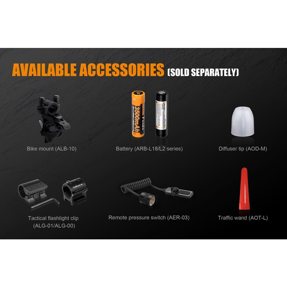 Fenix TK25 Red Flashlight 4