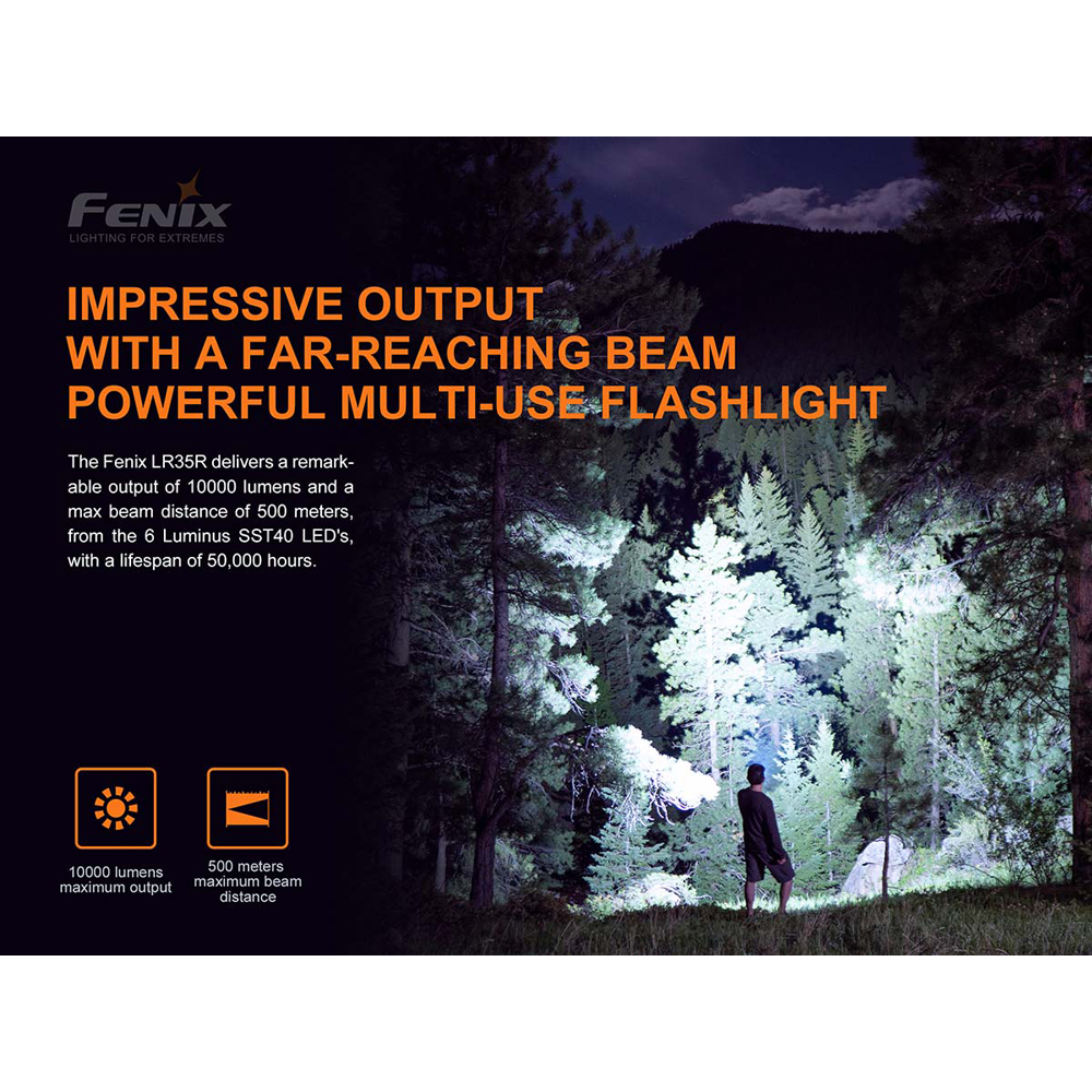Fenix LR35R Flashlight 2
