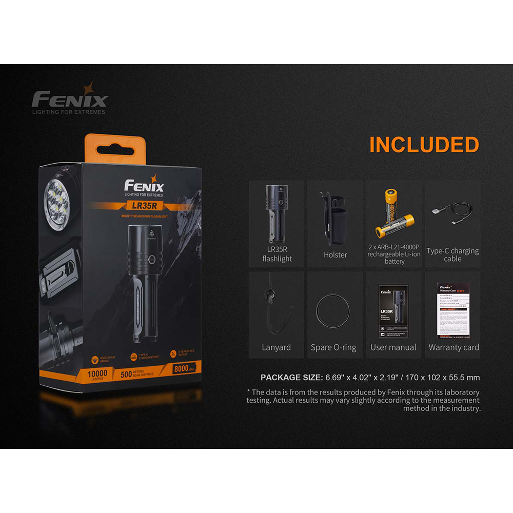 Fenix LR35R Flashlight 14