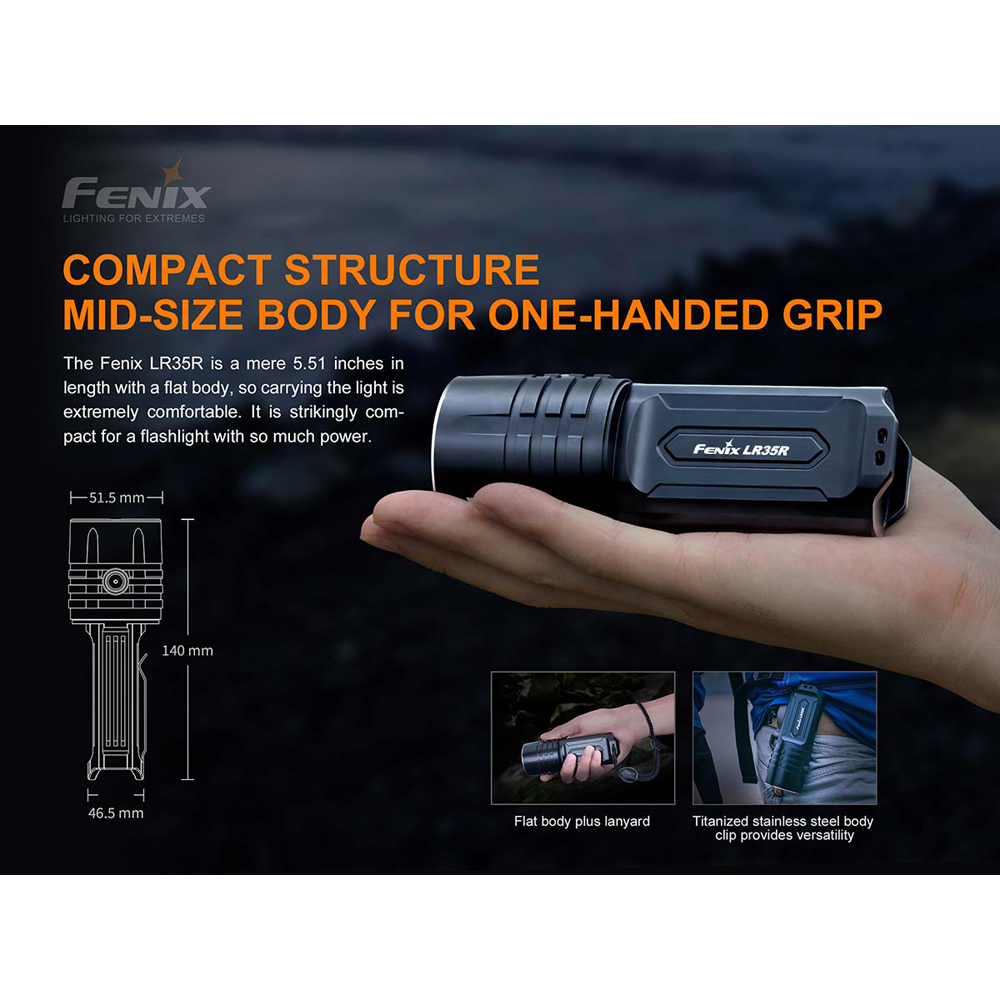 Fenix LR35R Flashlight 4