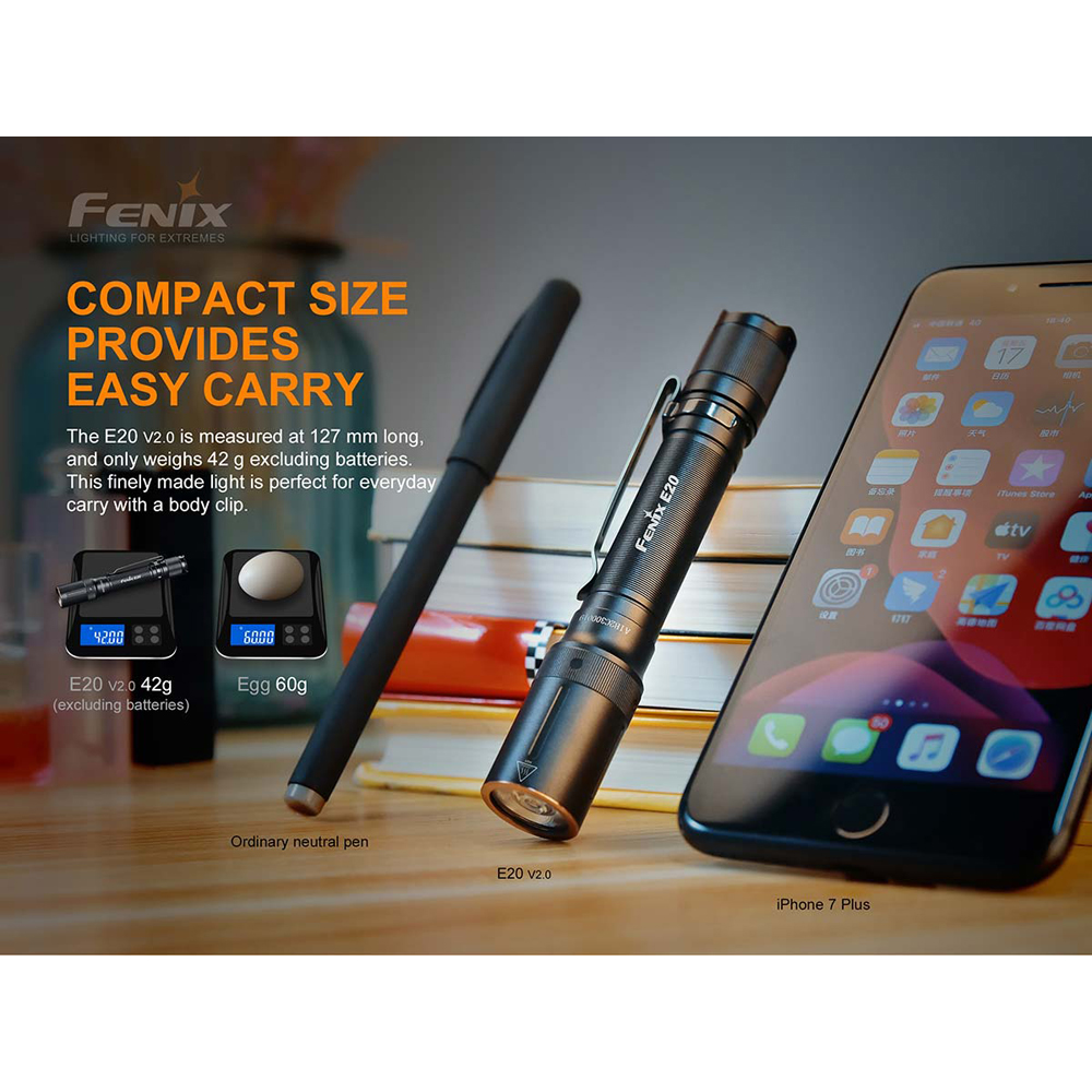 Fenix E20 V2.0 AA Flashlight 6