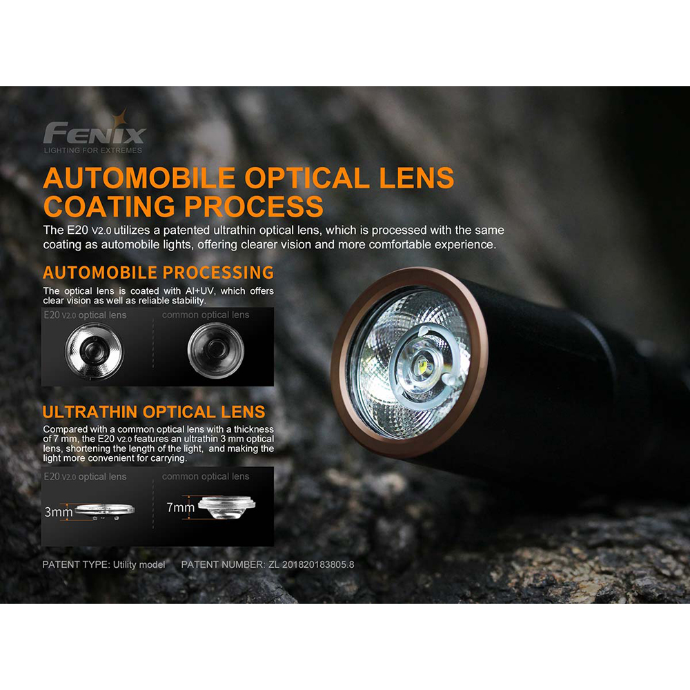 Fenix E20 V2.0 AA Flashlight 7