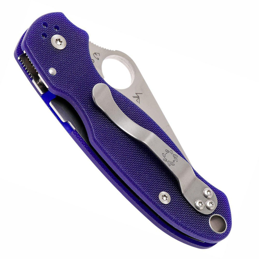 Spyderco Para 3 S110V Dark Blue C223GPDBL 4