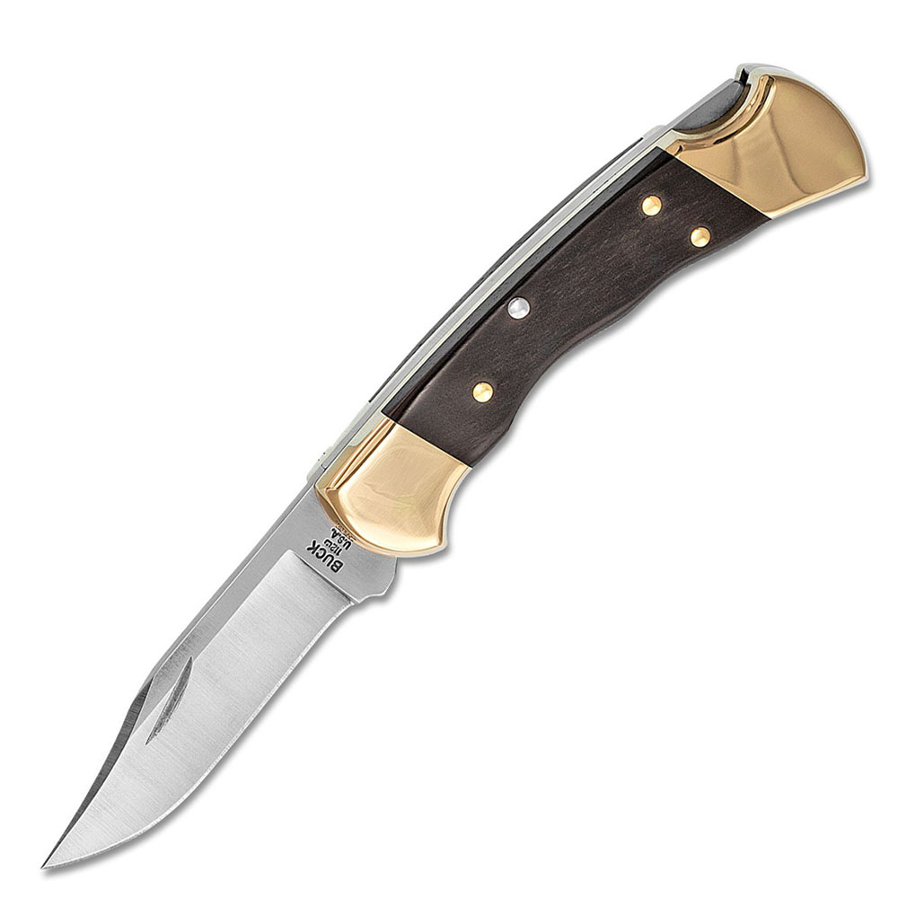 Buck 112FG Ranger Finger Grooved Folding Hunter 1