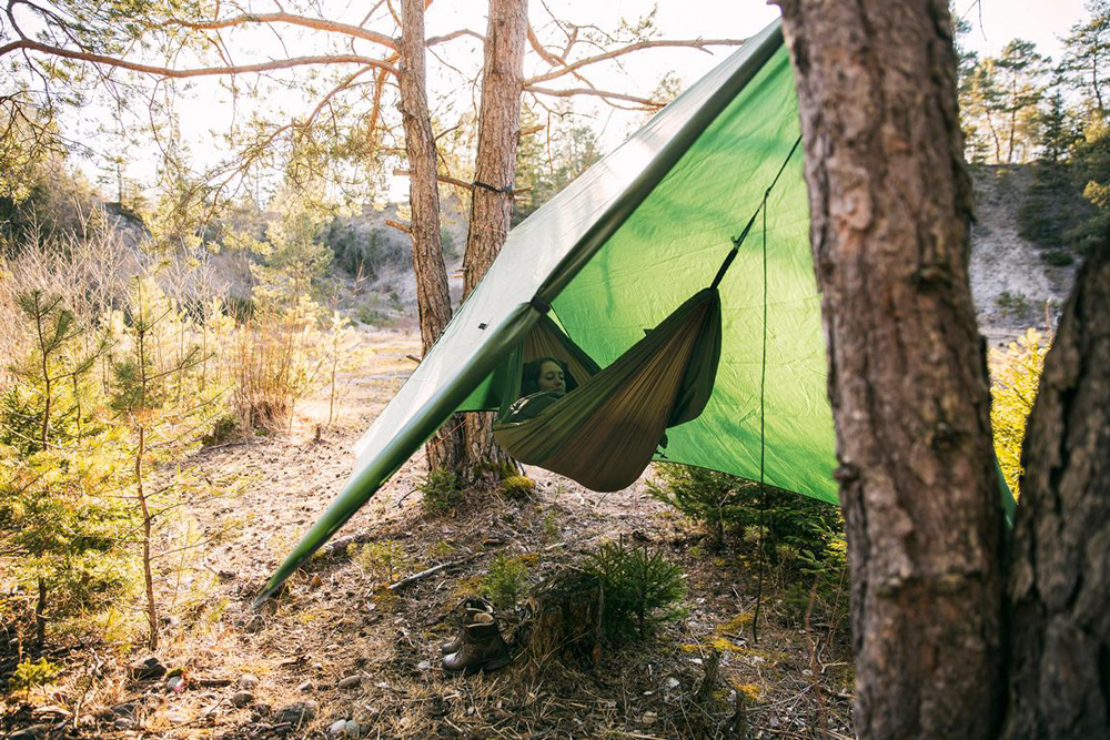 AMAZONAS Wing Tarp tarp with wind protection 8