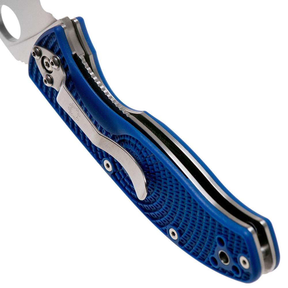 Spyderco TENACIOUS SERRATED LIGHTWEIGHT BLUE CPM S35VN 5