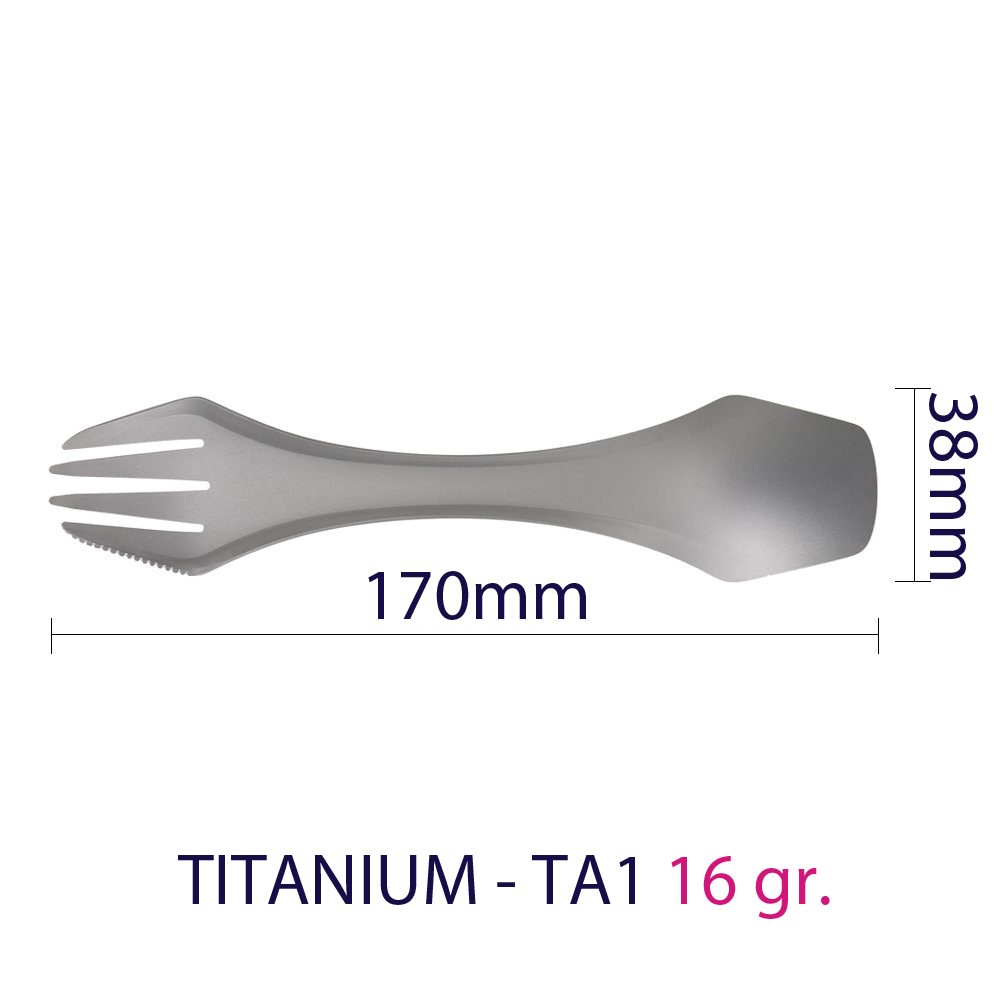 Titanium Spork titanium utensil 5