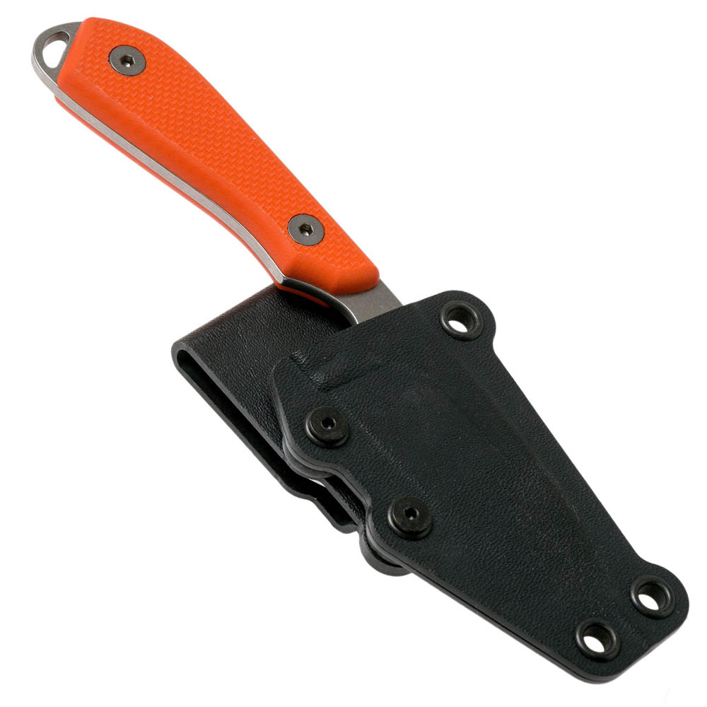 White River Knives M1 Backpacker Pro Orange G10, Kydex 6
