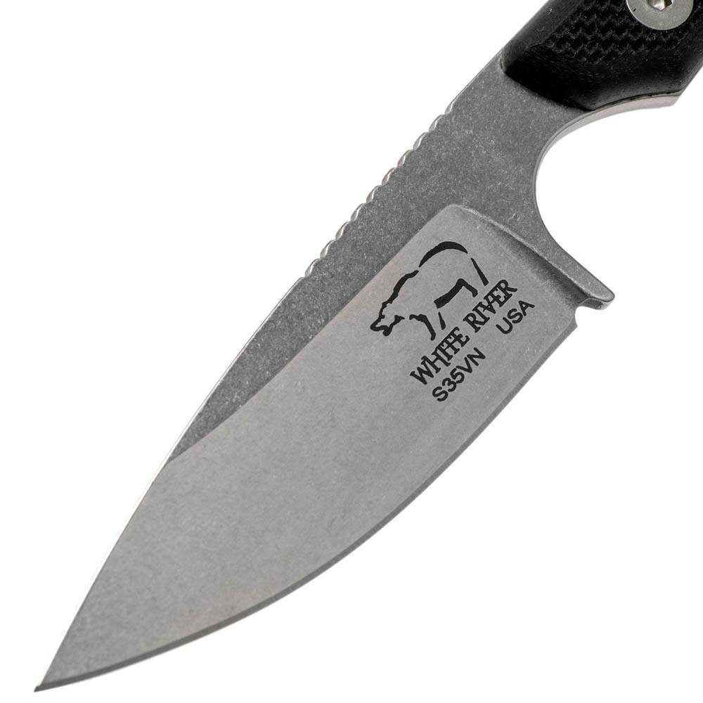 White River Knives M1 Backpacker Pro Black G10, Kydex 3