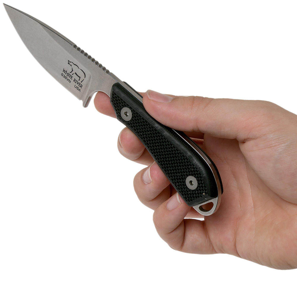 White River Knives M1 Backpacker Pro Black G10, Kydex 9