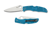 Spyderco C10FPBL Endura 4 - Flat Ground, FRN Blue