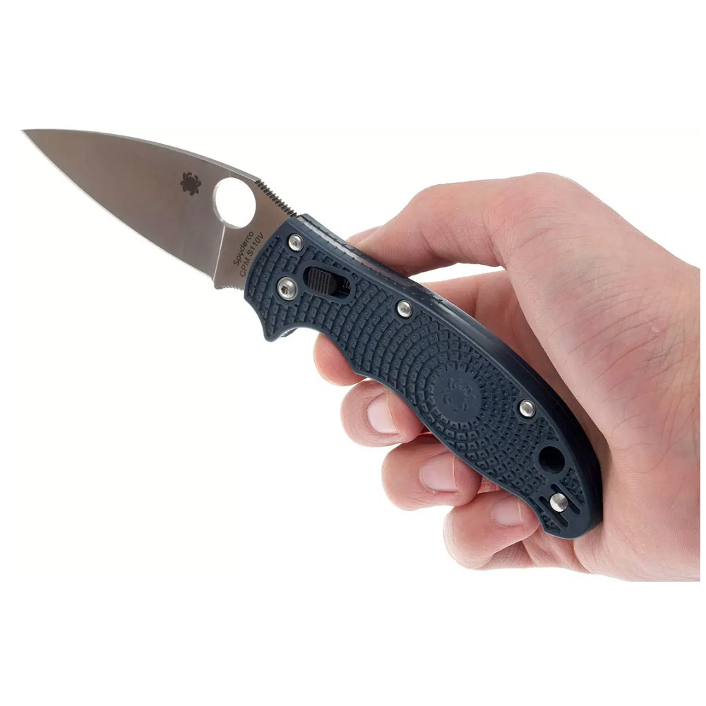 Spyderco C101PDBL2 Manix 2 S110V Dark Blue 7