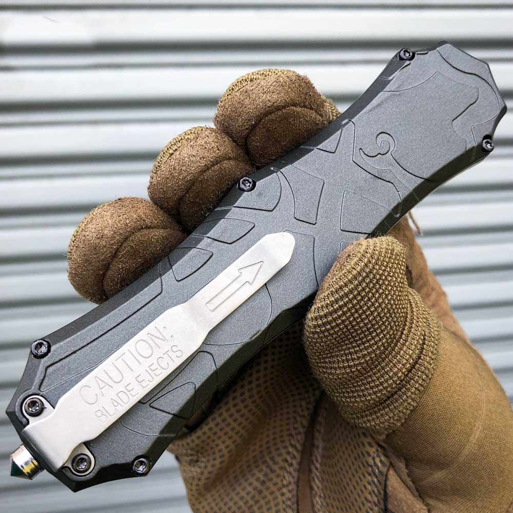 Smith &amp; Wesson SWOTF9B OTF Assisted Black Aluminum Handles 4