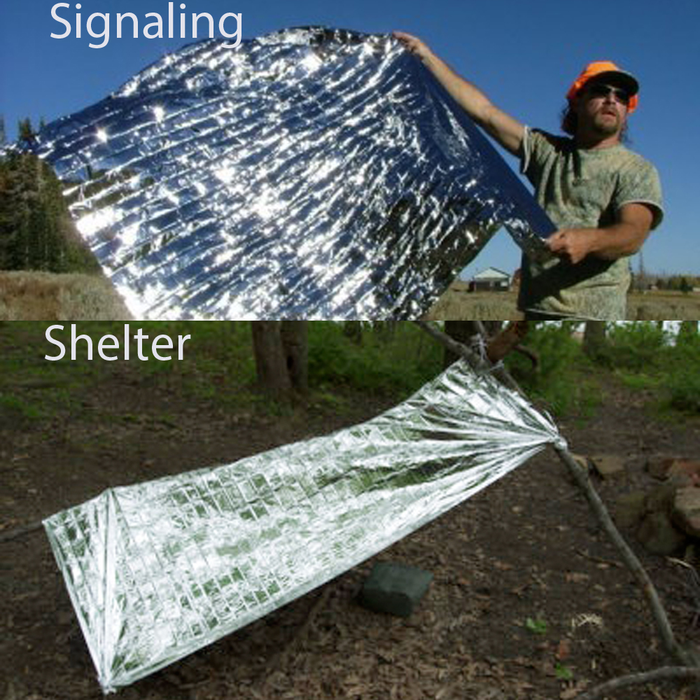 Emergency Thermal Blanket EMERGENCY BLANKET - Silver 130 x 210 cm 3