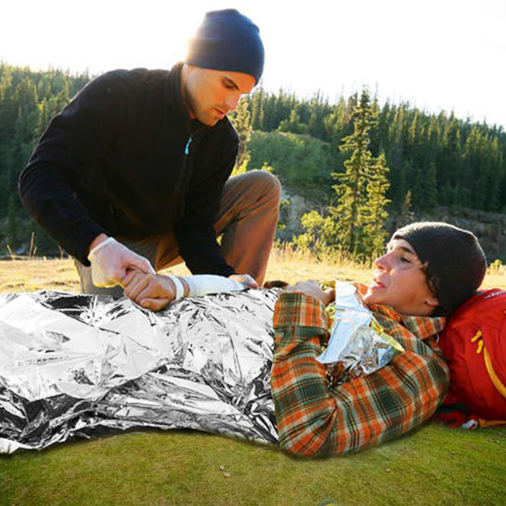 Emergency Thermal Blanket EMERGENCY BLANKET - Silver 130 x 210 cm 8