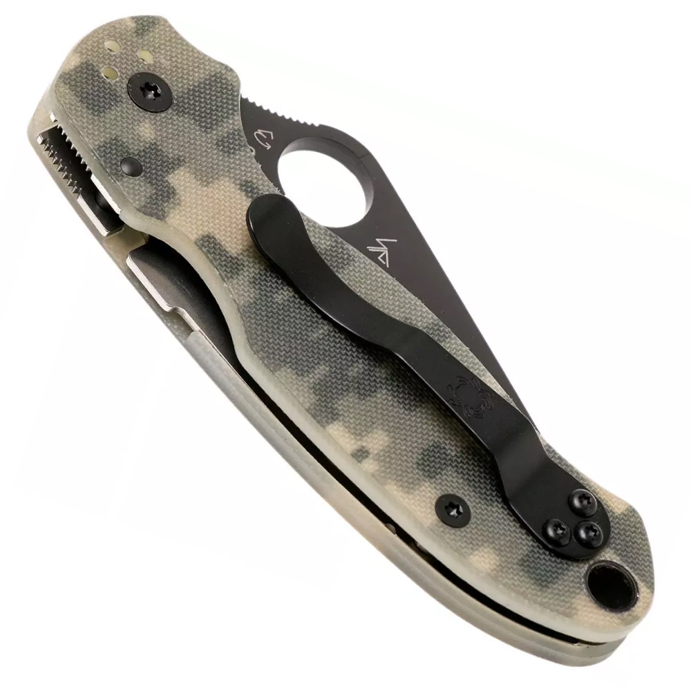 Spyderco Para 3 Camo Black C223GPCMOBK 4