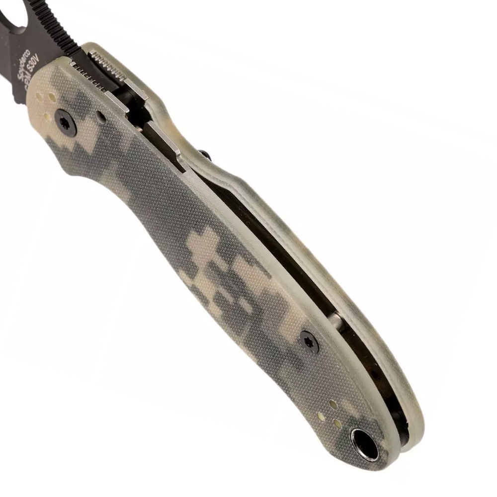 Spyderco Para 3 Camo Black C223GPCMOBK 7