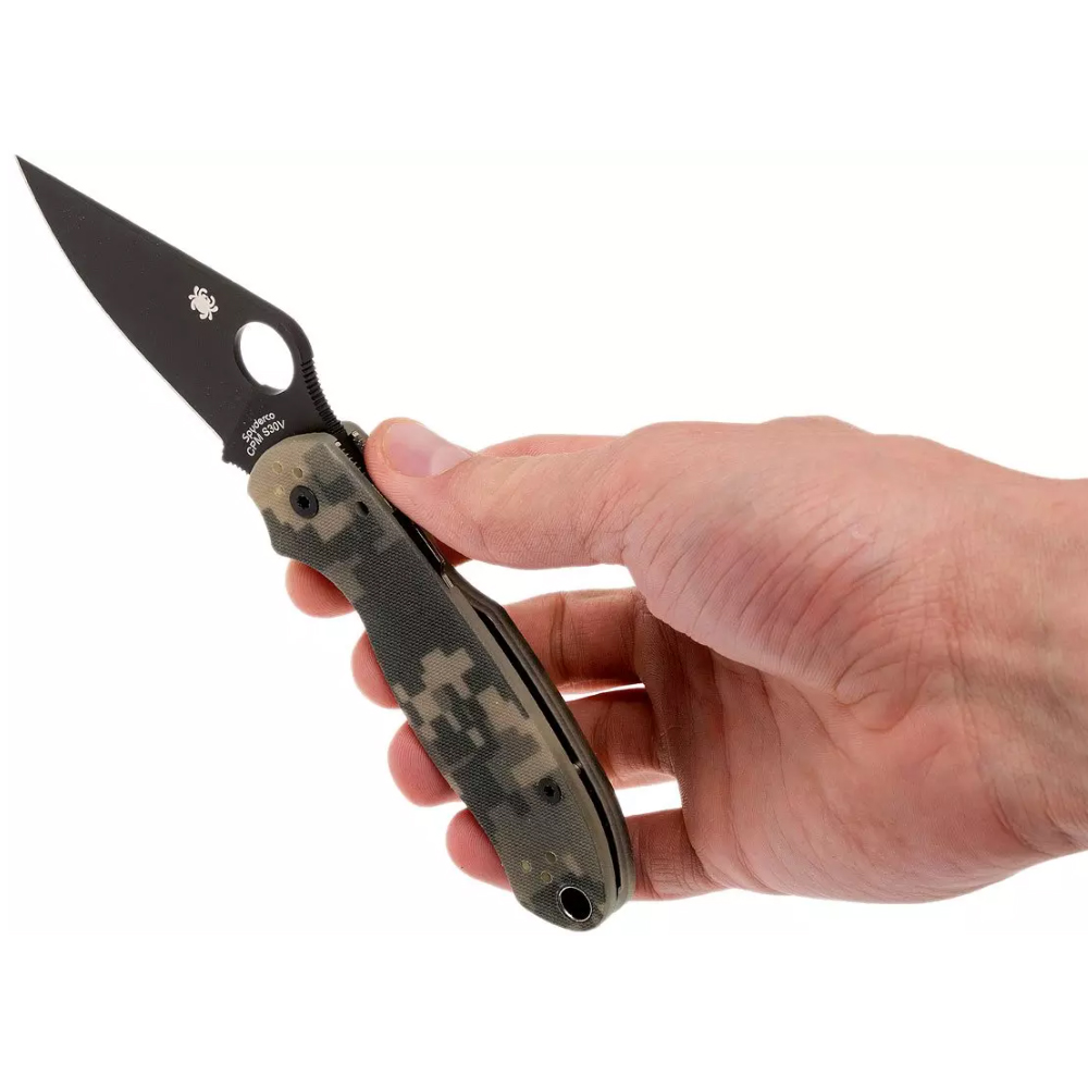 Spyderco Para 3 Camo Black C223GPCMOBK 8