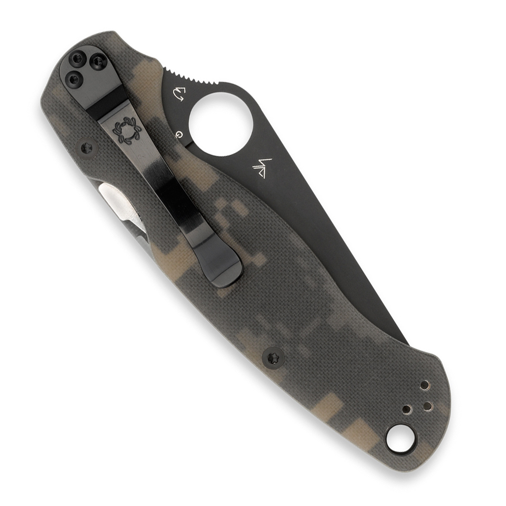 Spyderco Para Military 2 Camo Black C81GPCMOBK2 2