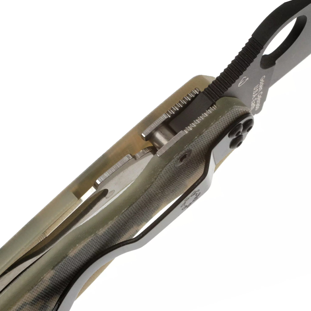 Spyderco Para Military 2 Camo Black C81GPCMOBK2 5