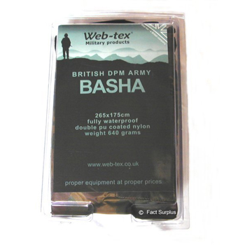 WEB-TEX BRITISH ARMY BASHA Camouflage Tarp 3