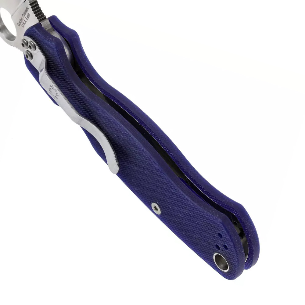 Spyderco C81GPDBL2 Para Military 2 Dark Blue CPM S110V 5
